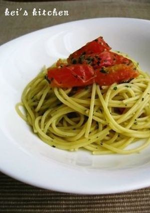 バジルとトマトのパスタ-レシピのメイン写真