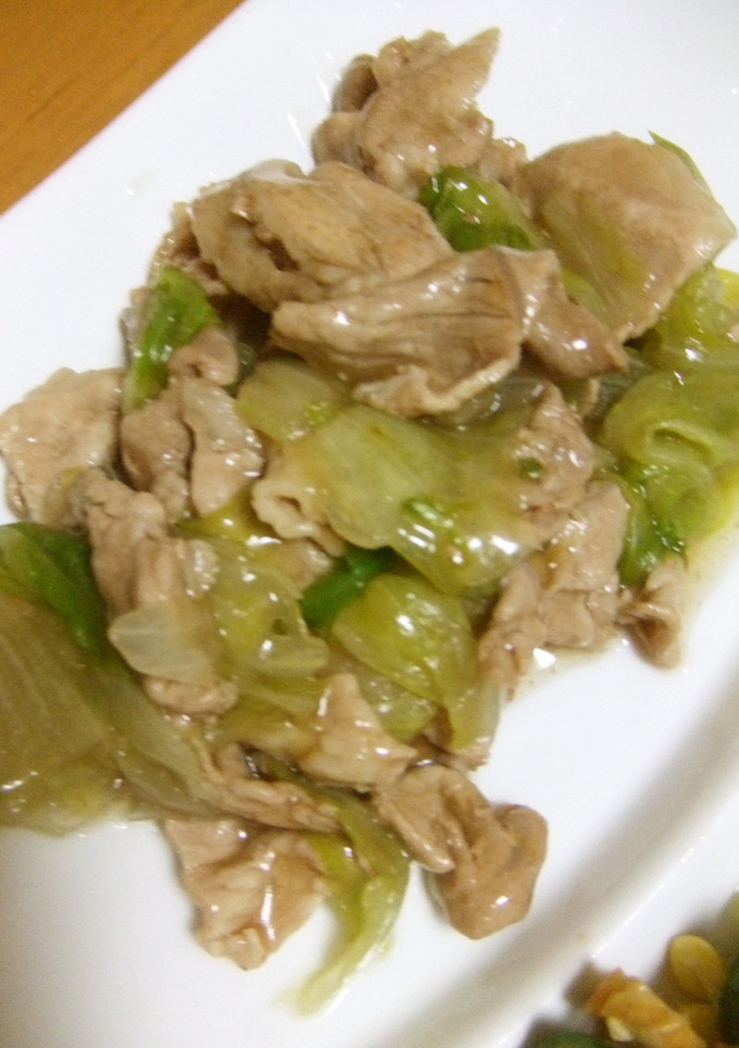 レタスと豚肉のオイスター炒め-レシピのメイン写真