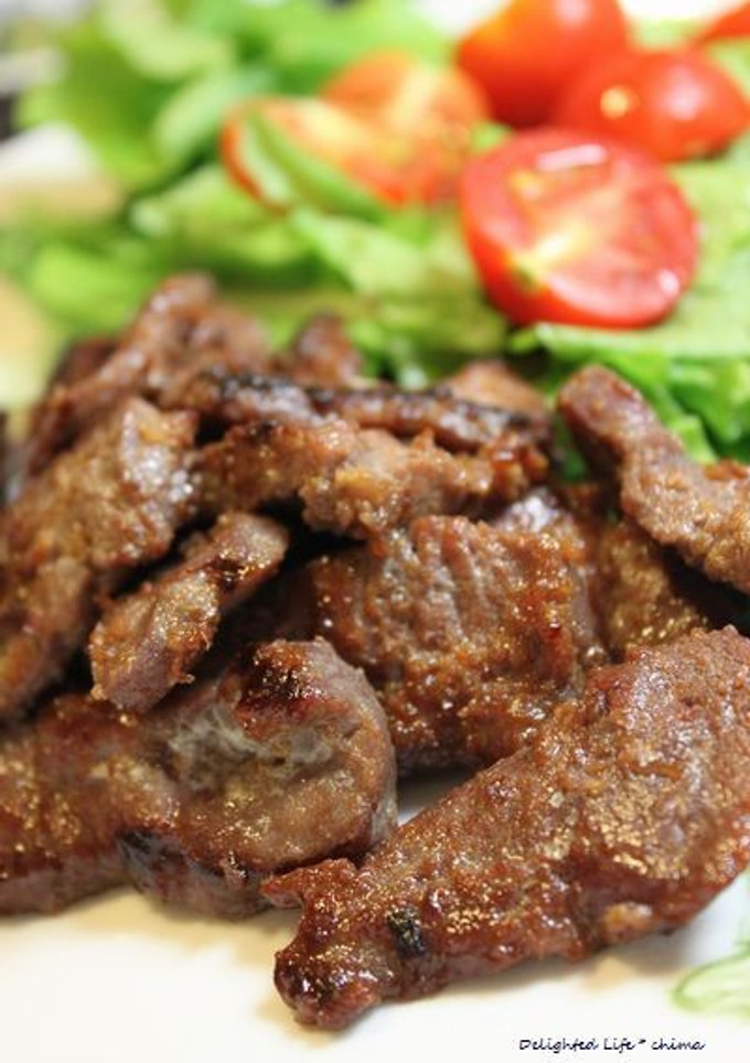 鯨の焼肉-レシピのメイン写真