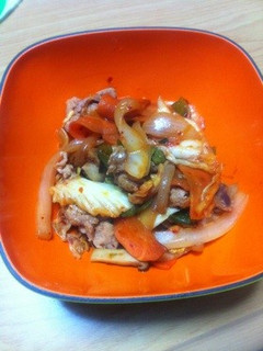 キムチ肉野菜炒め-レシピのメイン写真