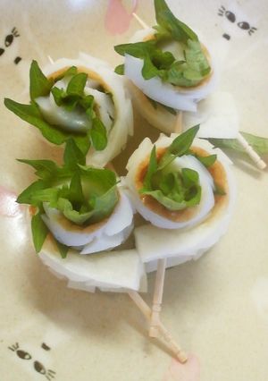 クルクル☆ちくわの大葉巻き-レシピのメイン写真