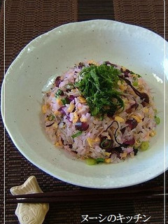 ♡ちりめんじゃことしば漬けの混ぜご飯♡-レシピのメイン写真
