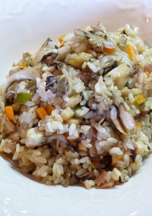 舞茸チャーハン(o^-')b-レシピのメイン写真