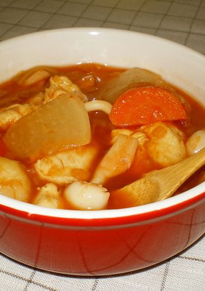 レンジで時短★ごろごろ野菜のトマトポトフ-レシピのメイン写真