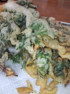 絶品☆人参菜のかき揚げ♪-レシピのメイン写真