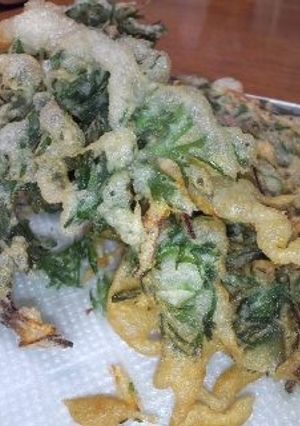 絶品☆人参菜のかき揚げ♪-レシピのメイン写真