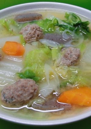 *夏だけど、ヘルシーなつみれ汁*-レシピのメイン写真
