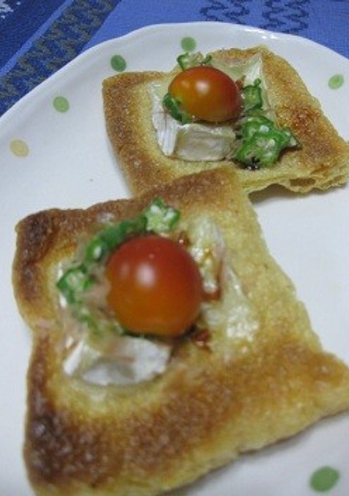 油揚げの和風カマンベール焼き-レシピのメイン写真