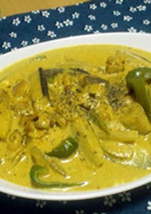 夏野菜のココナッツカレー-レシピのメイン写真
