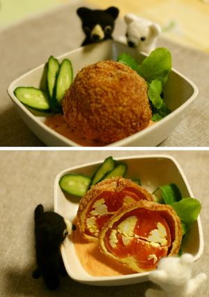 びっくり！！　トマトのフライ-レシピのメイン写真