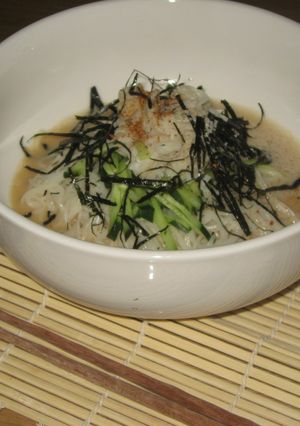 おいしい！ヘルシー！さっぱりコク旨素麺♪-レシピのメイン写真