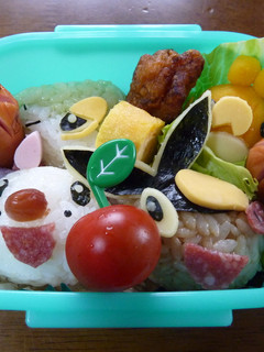 ツタージャ弁当(キャラ弁)-レシピのメイン写真