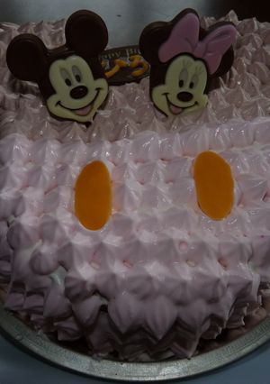ディズニー☆ミッキーバースデーケーキ-レシピのメイン写真