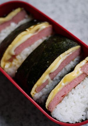 お弁当に、お弁当箱ぴったりスパム巻き-レシピのメイン写真