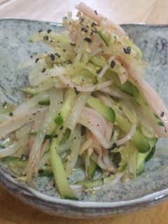 もやしときゅうりハムの酢の物-レシピのメイン写真