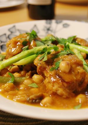 豚肩ロース肉とひよこ豆のトマト煮-レシピのメイン写真