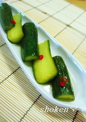 きゅうりの即席ピクルス♪カレー風味-レシピのメイン写真