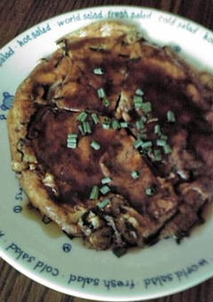 干ししいたけと玉ねぎの玉子焼き-レシピのメイン写真