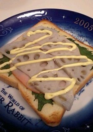蓮根トースト-レシピのメイン写真
