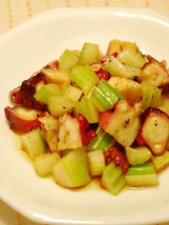 簡単☆タコとセロリのメキシカンマリネ-レシピのメイン写真
