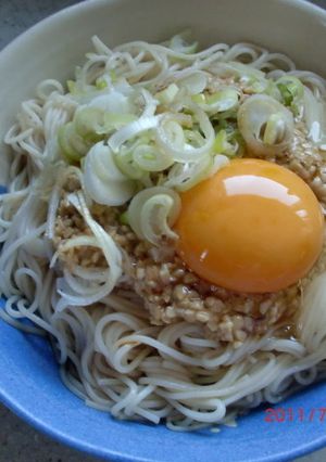 冷製☆お昼ごはん&麺✿納豆そうめん-レシピのメイン写真
