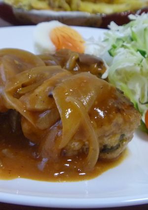 黄金の味☆煮込みハンバーグ-レシピのメイン写真