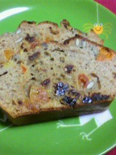 バナナとドライフルーツのパウンドケーキ-レシピのメイン写真