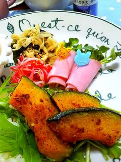 南瓜のガーリックマヨ焼き-レシピのメイン写真