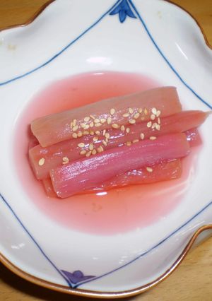 芋茎の酢の物-レシピのメイン写真