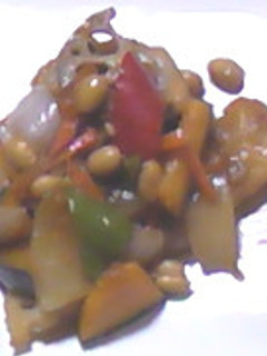 白身魚と大豆の甘酢あんかけ-レシピのメイン写真