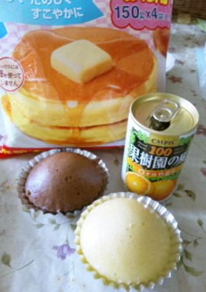 簡単！ジュースでフルーツ蒸しパン-レシピのメイン写真
