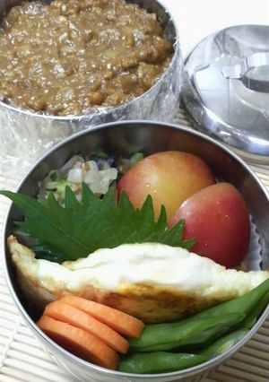 おとな女子的 カレー丼弁当-レシピのメイン写真