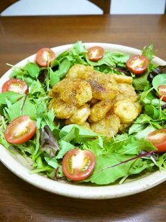 【簡単レシピ】エビマヨ♪カレー風味♪-レシピのメイン写真