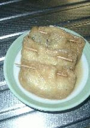 高野豆腐の巾着煮-レシピのメイン写真