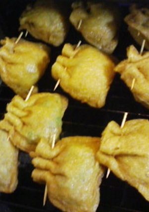 味付け不要☆オクラ納豆おあげ包み焼き-レシピのメイン写真