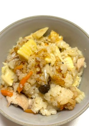 旬の筍✨五目ご飯-レシピのメイン写真