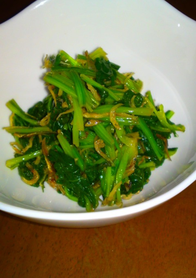 ほうれん草とちりめんじゃこの和え物-レシピのメイン写真