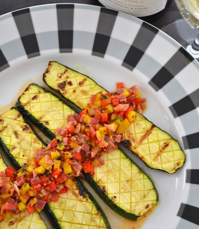 ズッキーニのグリル カラフル野菜添え by ルクルーゼ☆ 【クックパッド