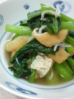 小松菜の煮びたし♪しらす入り-レシピのメイン写真