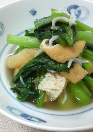 小松菜の煮びたし♪しらす入り-レシピのメイン写真
