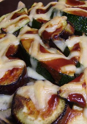 ナスとズッキーニのチーズ焼き～味噌仕立て-レシピのメイン写真