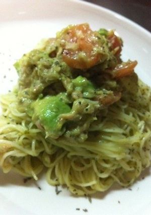 冷製パスタ～市販のソースでジェノベーゼ-レシピのメイン写真