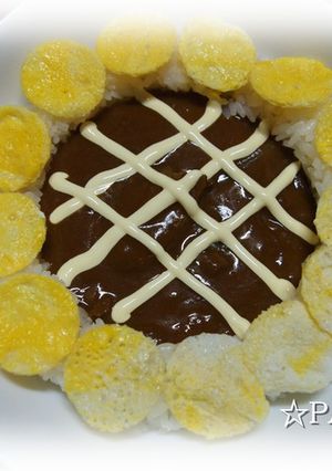 ✿簡単 ひまわりデコカレー✿-レシピのメイン写真