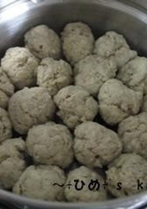 わんこごはん☆お薬が大好きになる肉団子-レシピのメイン写真