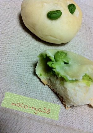 枝豆deプチずんだあんパン。-レシピのメイン写真