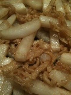 大根とあげの炒め物-レシピのメイン写真