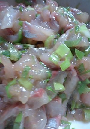 鯵のたたき-レシピのメイン写真