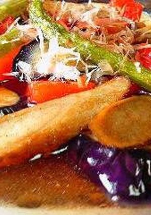 お酢で元気！夏野菜の揚げ浸し☆-レシピのメイン写真