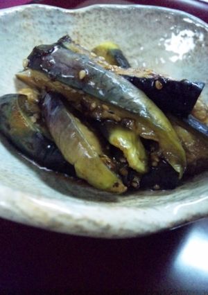 我が家の夏の定番♪茄子の甘辛揚げ浸し-レシピのメイン写真