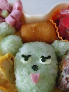 キャラ弁★みいつけた「サボさん」お弁当-レシピのメイン写真